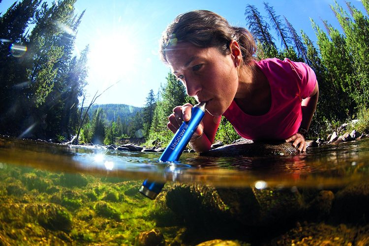 A LifeStraw one of the must have things to bring camping