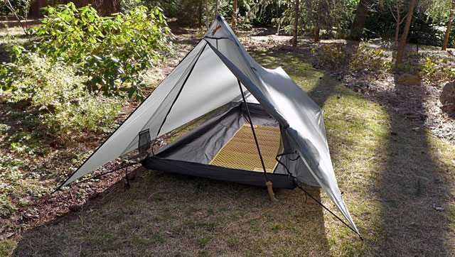 A tarp tent