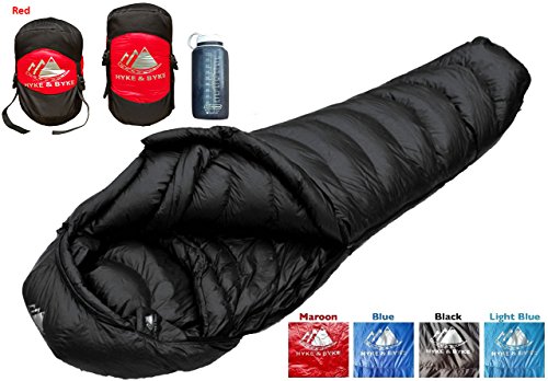 0 degree down sleeping bag