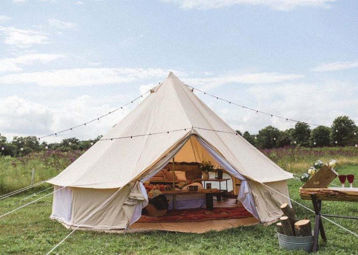 DANCHEL Cotton Canvas Bell Tent