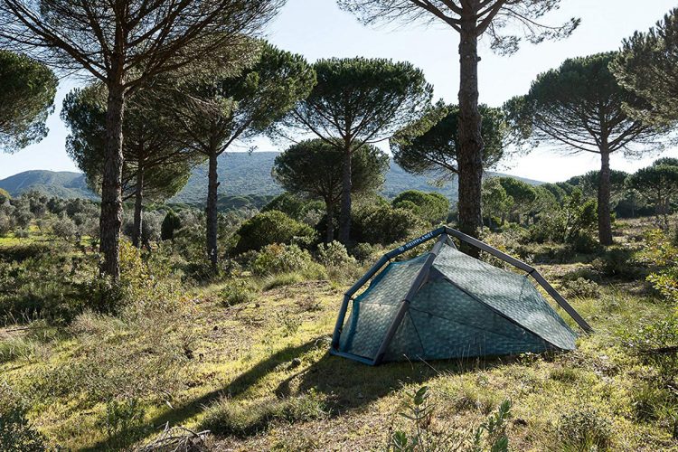 Inflatable backpacking tent from Heimplanet